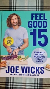 Joe wicks feel good in 15 minutes hardback - Picture 1 of 5