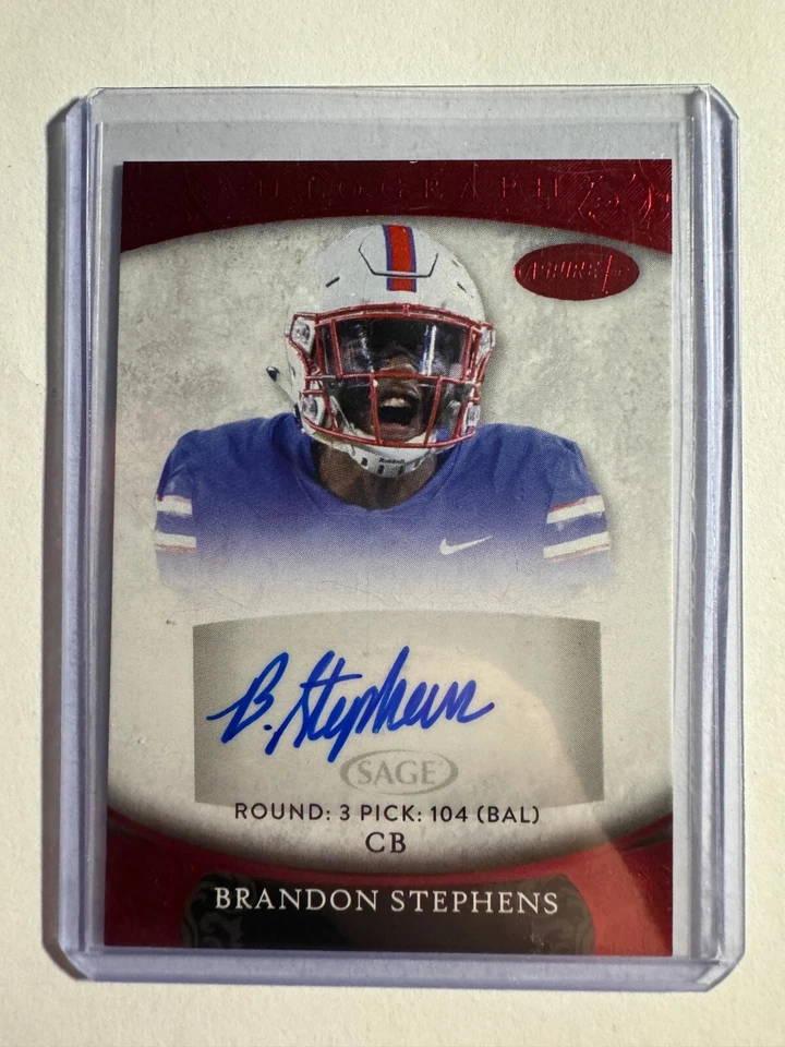 K215,269 -  2021 SAGE Aspire Red #ASP114 Brandon Stephens Auto - Image 1 of 1