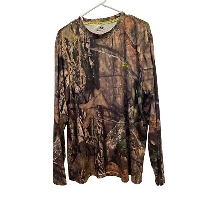 Camisa Extra Grande Camuflaje Caza Roble Mossy Manga Larga, Dri More Tech, Madera Foto 1 de 4