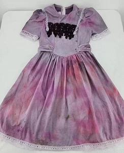 Jessica McClintock Dress Girls Size 14 Tie Dyed Costume Halloween Horror Costume - Picture 1 of 21