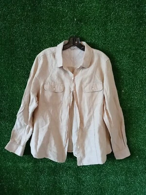 Camisa Mujer Dalia Collection Manga Larga Abotonada Talla 1X Usada... Foto 1 de 4