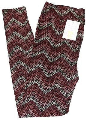 NUEVO LuLaRoe Alto y Curvilíneo (12-18) TC Negro Mini Corazones Rayas San Valentín Leggings Foto 1 de 4