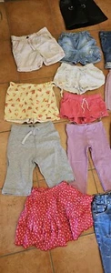 30 Teile Mädchenkleidung Hosenshorts Paket Gr. 98/104 Sommer - Bild 1 von 8