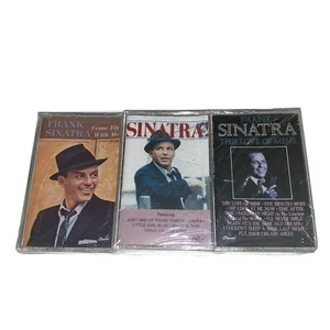 Frank Sinatra 3 Cassett Lot: Come Fly With Me New This Love Of Mine Sealed - Picture 1 of 2