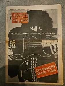 NME New Musical Express September 10th 1977 Thin Lizzy / The Straglers - Imagen 1 de 6