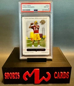 Topps Aaron Rodgers RC 2005 PSA 8 - Imagen 1 de 2