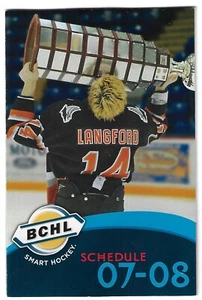 2007-08 BCHL League Hockey Schedule !!! Bud light, Kal Tire & Subway - Picture 1 of 1