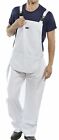 MEN ADULT COTTON DRILL BIB AND BRACE DUNGAREES ADULTS WORK WEAR OVERALLS TROUSER