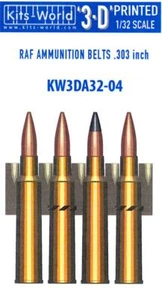 Kits World Decals 1/32 3D RAF AMMUNITION BELTS .303 INCH - Picture 1 of 2