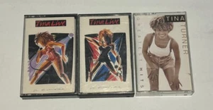 TINA TURNER 3 CASSETTE TAPE LOT Greatest Hits & Live in Europe - Picture 1 of 3
