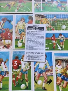 40 WAYS TO PLAY BETTER SOCCER Brooke Bond Teekarten - einzeln verkauft - Bild 1 von 26
