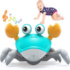 Crawling Crab Baby Toy with Music Sounds LED Lights Toddlers Interactive Toys.