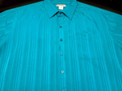 Camisa masculina havaiana Island Passport Aloha botão frontal manga curta 3X 3XL XXXL - Imagem 1 de 4