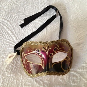 Original italienische venezianische Maske "Mezzo Volto"  - Bild 1 von 7