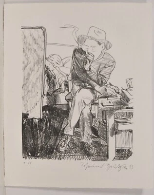 Johannes Grützke/1993/handsigniert/nur 25 Exemplare/pauvre bobo/Lithographie/11 - Bild 1 von 3