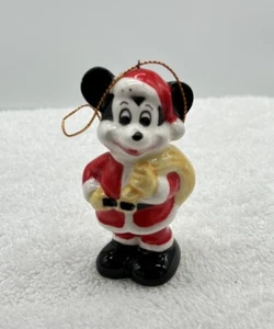Vintage Walt Disney Mickey Mouse Porcelain Ornament - Made in Japan - Picture 1 of 11
