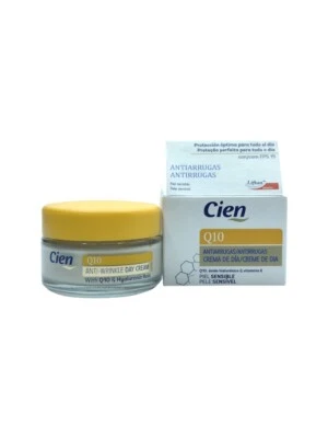 Cien Q10 Gesichtscreme 50ml  Anti Aging Anti-Falten Tagespflege mit SPF 15     - Bild 1 von 2