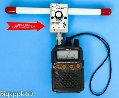 Antenna in ferrite attiva 1,5 - 7,5 MHz per Icom IC-R20 AOR AR8200 Alinco DJ-X11 - Immagine 1 di 4