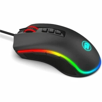 Redragon M711 Cobra Gaming Mouse Optical - Cable - Black - USB 3.0 - 10000 dpi - Image 1 of 4