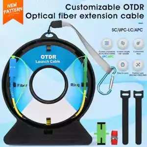OTDR Dead Zone Eliminator Fiber Optic OTDR Launch Cable Rings Box 150-2000mm - Picture 1 of 15