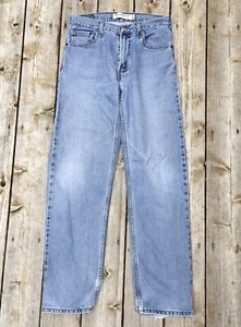 Pantalones de mezclilla vintage Levis 550 para hombre 34x30 azul calce relajado 100 % algodón lavado ligero - Imagen 1 de 5