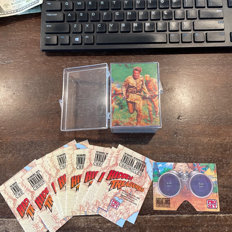 1992 Young Indiana Jones Chronicles Complete Set 95~3d Glasses & Hidden Treasure - Image 1 of 1