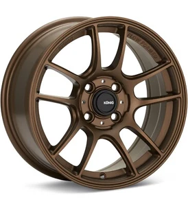 15x9 +35 Konig Heliogram 4x100 Matte Bronze Wheels (Set of 4) - Picture 1 of 2
