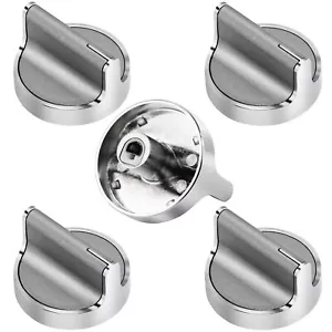5 Range Burner Knob Whirlpool Control Stainless for Stove/Range Part W10594481 - Foto 1 di 12