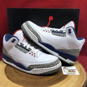Nike Air Jordan 3 True Blue size 9 854262-106 OG III XI VI XII VII - Picture 1 of 9