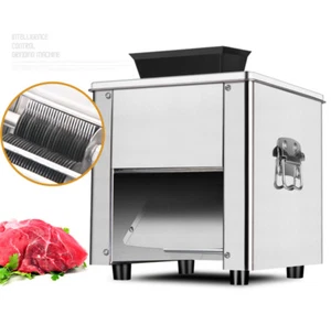 220V Kommerzieller Edelstahl Fleischschneider Vollautomatisch Haus Fleisch - Bild 1 von 5