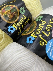 Madejas parciales marca León Libra de amor colores blanco y amarillo peso peinado - Imagen 1 de 5