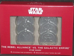 Hallmark 2022 Alianza Rebelde vs Imperio Galáctico-Star Wars - Mini Set de Metal - Nuevo en Caja - Imagen 1 de 8