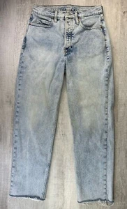 Old Navy Extra High Rise Straight Jeans Stonewashed Women’s 8 (Actual 28X26.5) - Picture 1 of 20