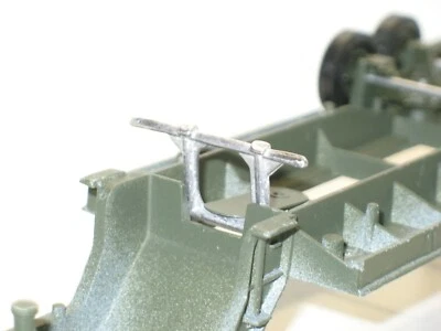 Solido Cavalletto IN Metallo Grezzo per Rimorchio Berliet T12 Militare Nero (R57 - Immagine 1 di 2