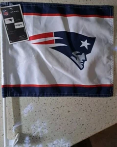 *NEU* NFL🏈 New England Patriots 2-seitige Autoflagge "NE LOGO + PATRIOTS"   - Bild 1 von 5