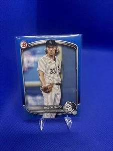 2025 Bowman Baseball Hagen Smith /150 Blue Refractor White Sox - Picture 1 of 3