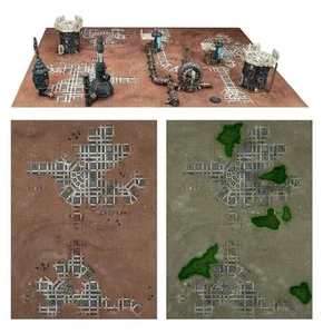 40K 2 x Charadon Game Boards Double Sided 22"x30" Warhammer Kill Team Battlezone - Picture 1 of 3