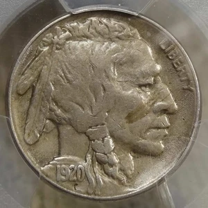 1920-S Buffalo Nickel, Choice Extremely Fine, Sharp Strike, PCGS XF-45 - Picture 1 of 5