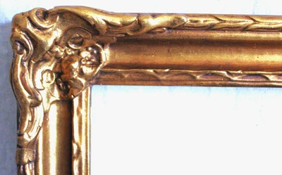 ПРЕВОСХОДНАЯ АНТИКВАРНАЯ ДЕКОРАТИВНО-ПРИКЛАДНОГО ИСКУССТВА ПОДХОДИТ 6 X 8 ДЮЙМОВ ДЕРЕВЯННАЯ РАМКА ДЛЯ КАРТИН ДЕКОРАТИВНОЕ ЗОЛОТО ПОЗОЛОТА 2 - Изображение 1 из 4