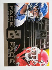 Elite Face 2014 2 caras plateadas #11 flores Demaryius Thomas/Brandon - Imagen 1 de 2