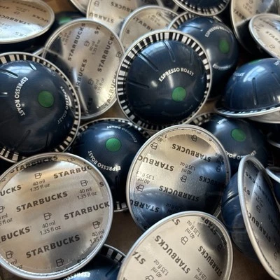 Starbucks Nespresso Vertuo Espresso Dark Roast Capsules, 30-ct BULK/LOOSE Lot - Image 1 of 3