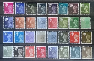SCOTLAND Machins 32 different MNH - Picture 1 of 1