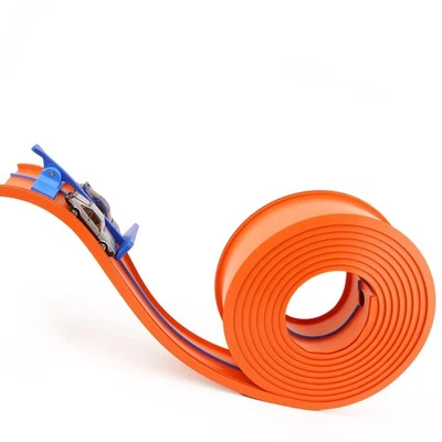15 Ft Flexible Race Car Track Compatible with Hot Wheels and Diecast 1/64th C... - Image 1 of 4