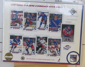 # 17423 1992-1993 New York Rangers Upper Deck Sheet - Bild 1 von 1