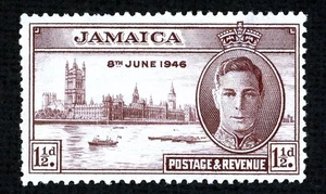 Stamp Jamaica, Scott # 136a Mint VLH, perf 13 ½ x 14 (B) - Picture 1 of 2