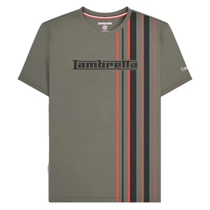 Lambretta Mens SS25 Racing Stripe T-Shirt (LB243) - Picture 1 of 33