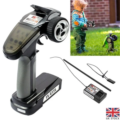 Flysky FS-GT2E AFHDS 2A 2.4Ghz 2CH Transmitter With A3 Receiver For RC Car Boat - Image 1 of 4