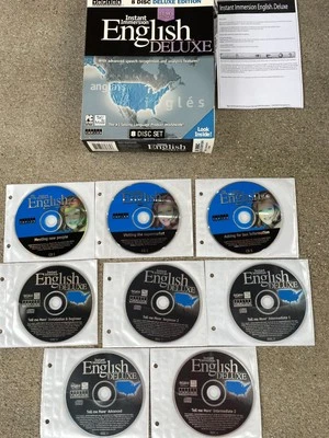 English Express Deluxe by Software Immersion, 8-CD-ROM Set - Image 1 of 3