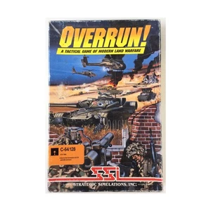 SSI Computer War Overrun! - A Tactical Game of Modern Land Warfare (C- VG+/EX - Picture 1 of 1