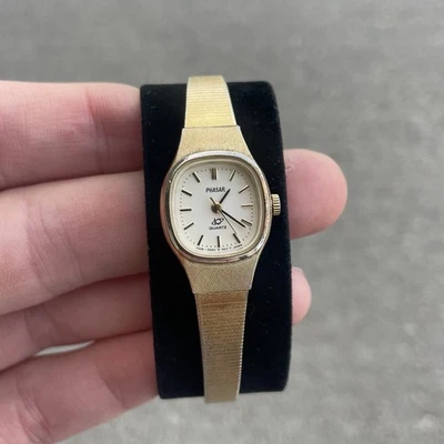 Винтажные кварцевые женские часы Phasar золотистый японский механизм - редкие - Изображение 1 из 4